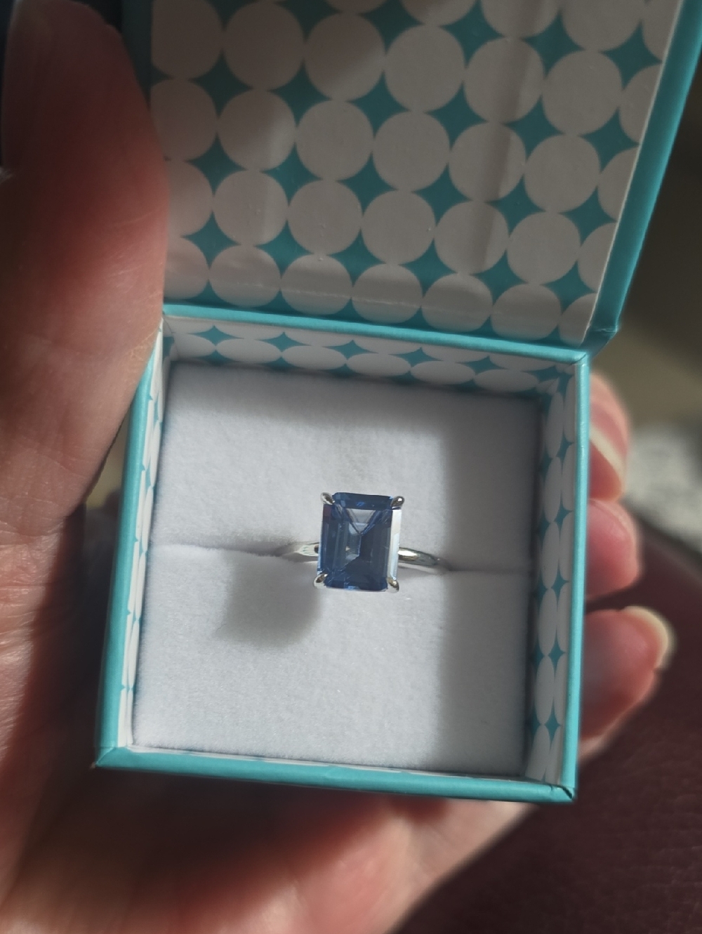 New With Box Ryze Sterling Silver Ring. Size 7.